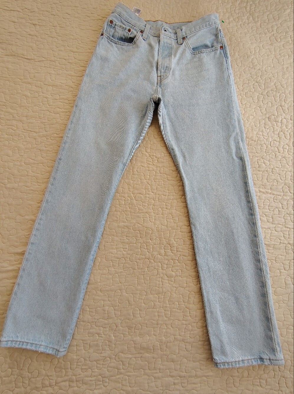 Levi’s 501 Original Fit Button Fly Light Wash Jeans 100% Cotton